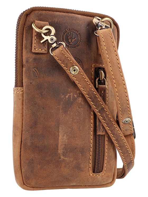 Greenburry Vintage skuldertaske i læder 11 cm