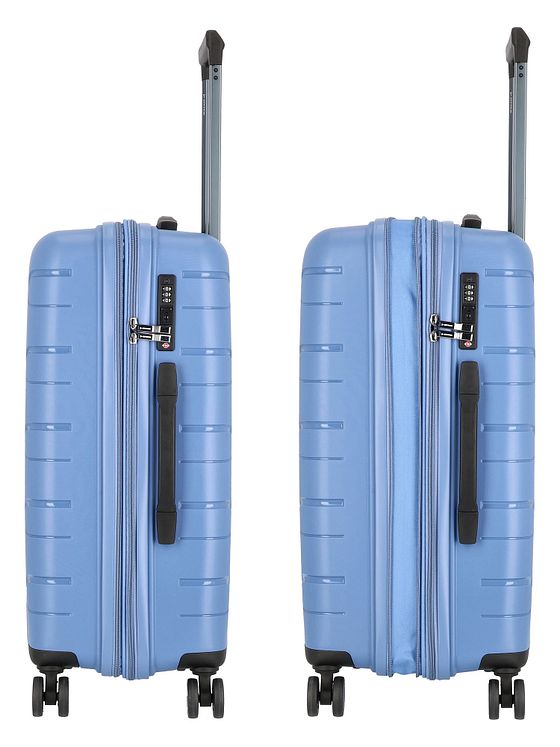 Polestream Strz by Asteroid 4 kolečka Sada kufrů 3-dílný s roztažitelným záhybem