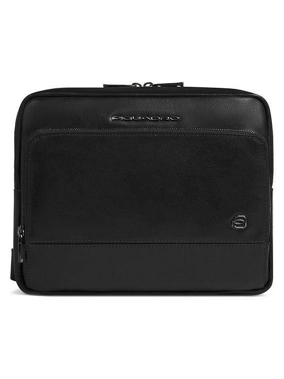 Piquadro Philip Skuldertaske Læder 27 cm