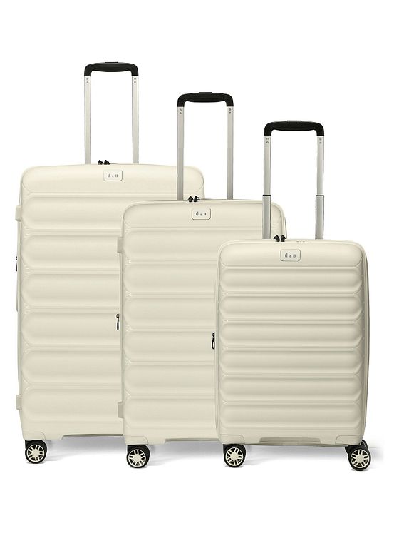 d & n Travel Line 4700 4 hjul Kuffert 3-delt med strækfold