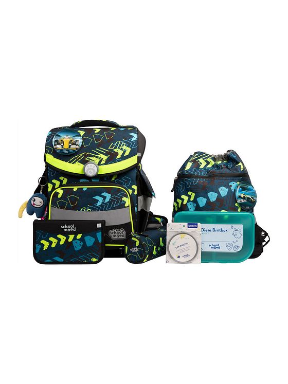 School-Mood Timeless Pro Skoleransel-sæt 7-delt