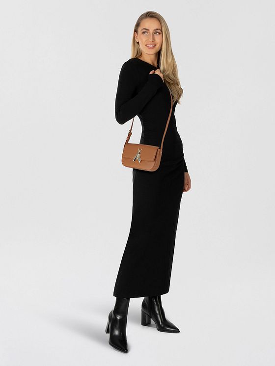 Patrizia Pepe Essential Fly Skuldertaske Læder 22 cm