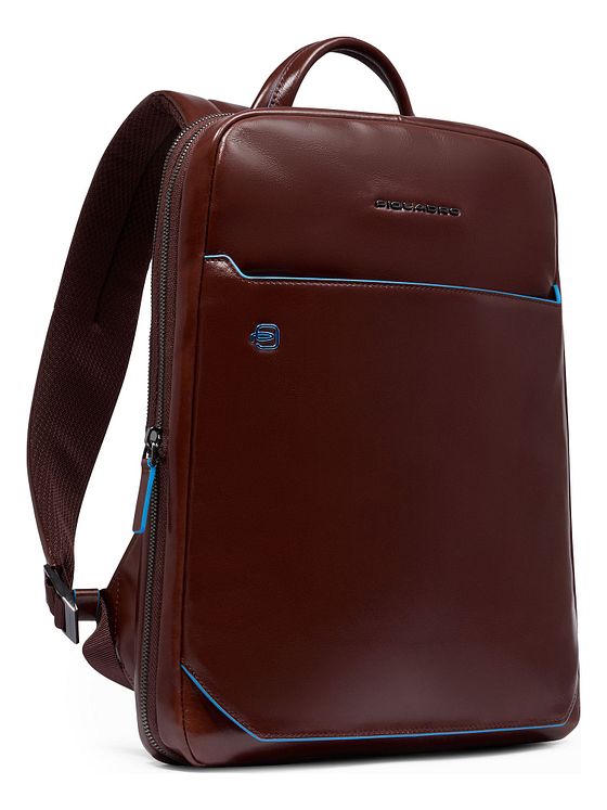 Piquadro Blue Square Daypack RFID-beskyttelse Læder 37 cm Laptoprum