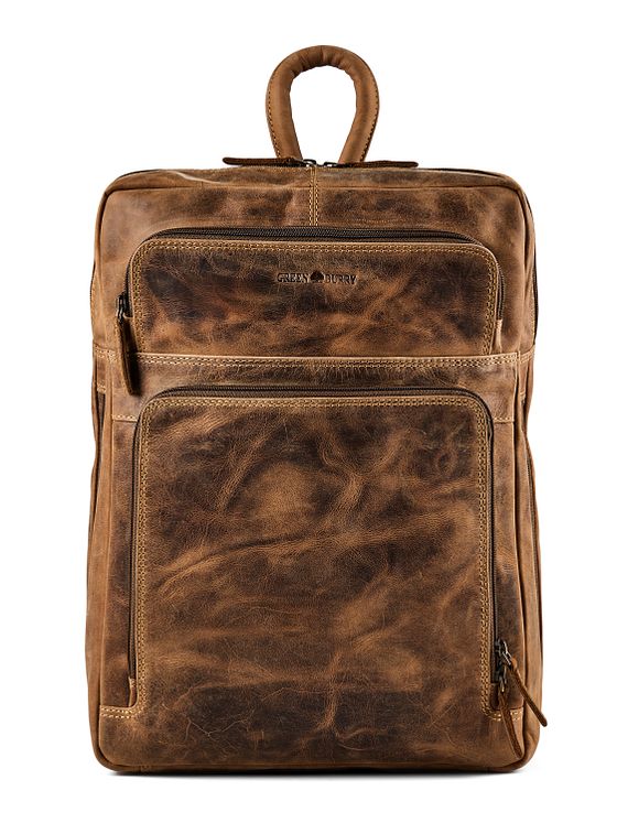 Greenburry Vintage Daypack Læder 44 cm Laptoprum