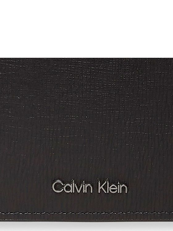 Calvin Klein Saffiano Pung RFID-beskyttelse Læder 12 cm