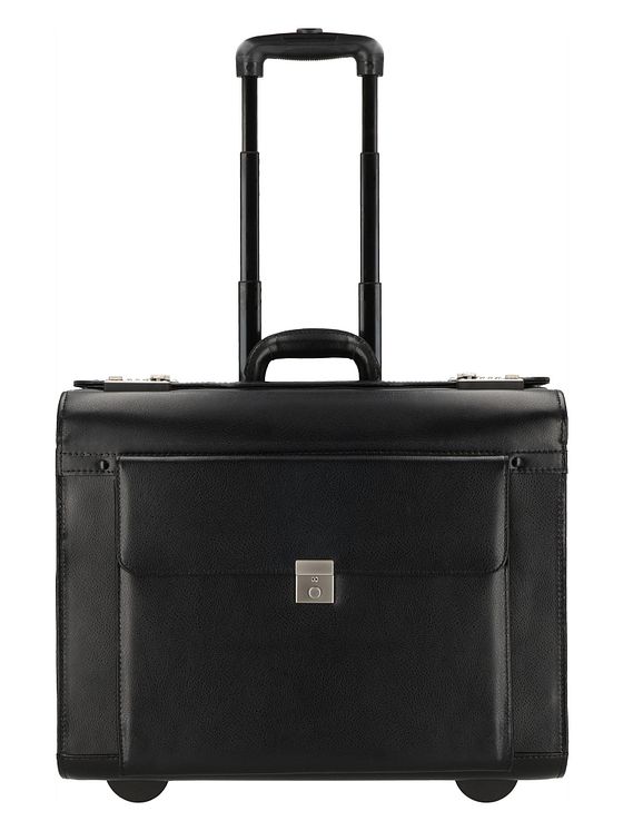 Dermata 2 hjul Pilot-trolley Læder 39 cm