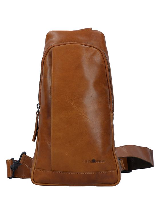 Greenburry Newport skuldertaske i læder 33 cm