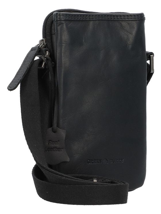 Greenburry Pure Black Mobil-etui Læder 11 cm