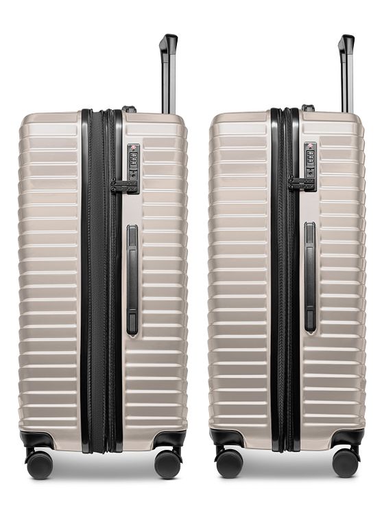 Redolz Essentials 18 4 kolečka Sada kufrů 3-dílný s roztažitelným záhybem