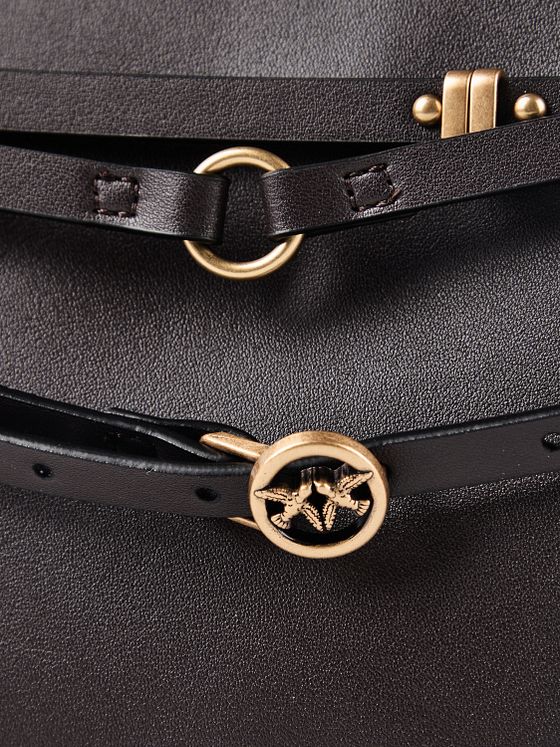 PINKO Belt Bag Classic Olkalaukku Nahka 33 cm PINKO Belt Bag Classic Olkalaukku Nahka 33 cm