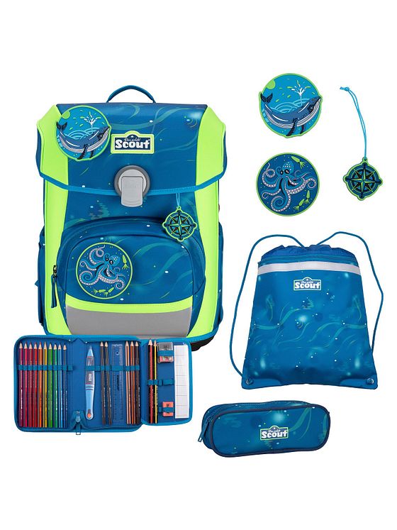 Scout Neo Skoleransel-sæt 4-delt
