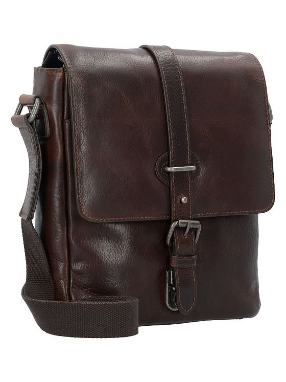 Leonhard Heyden Roma skuldertaske i læder 22 cm Leonhard Heyden Roma skuldertaske i læder 22 cm