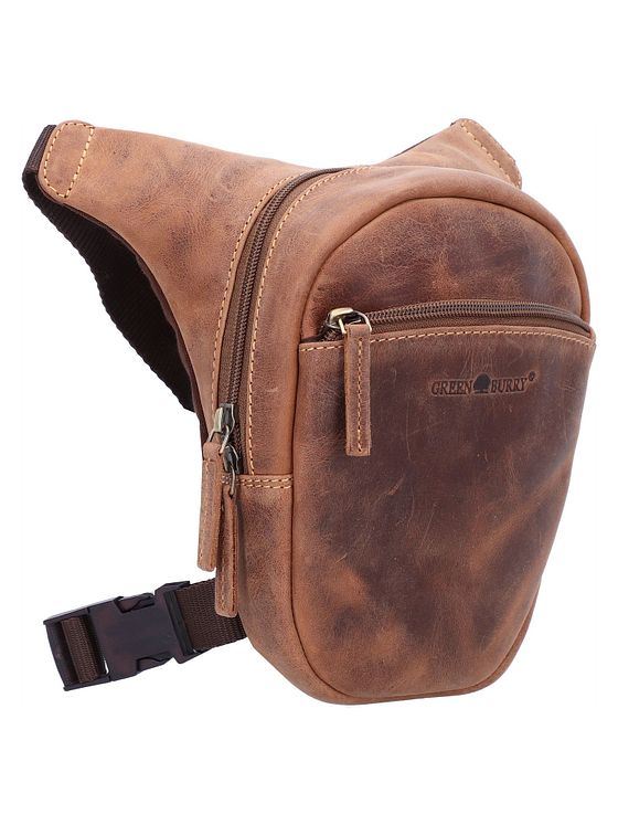 Greenburry Vintage biker bæltetaske læder 20 cm