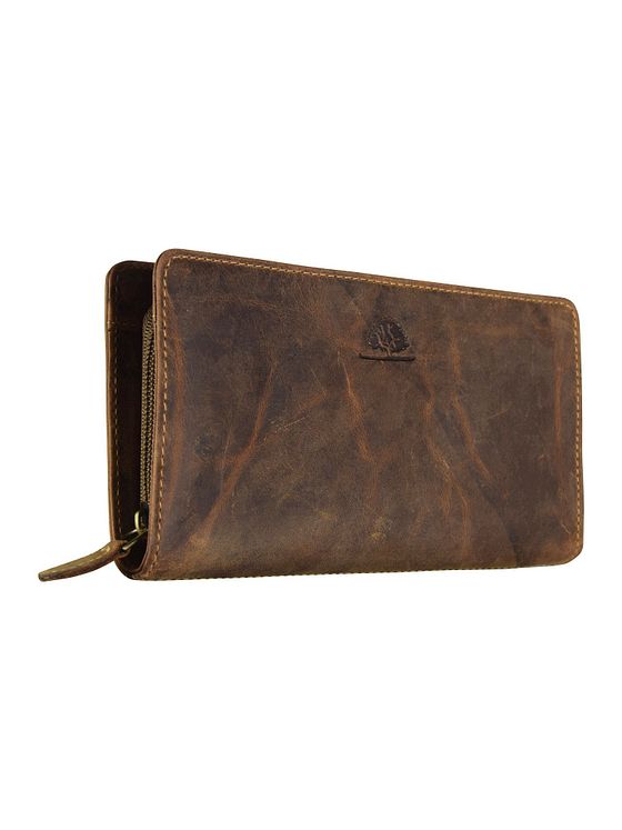 Greenburry Vintage pung i læder 18 cm