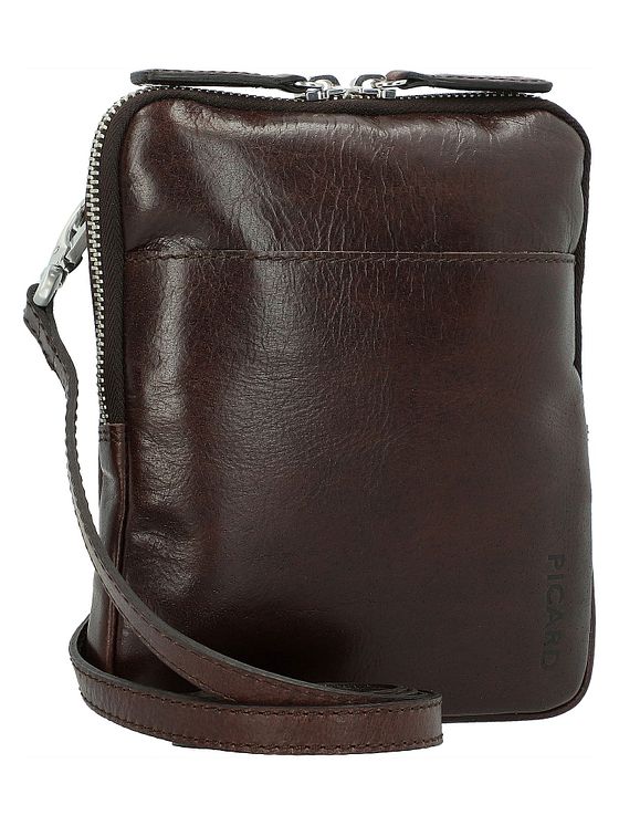 Picard Buddy-skuldertaske i læder 16 cm