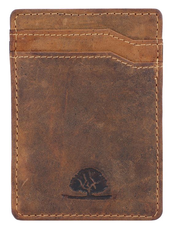 Greenburry Vintage kreditkortholder i læder 7 cm