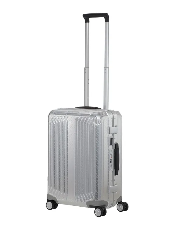 Samsonite Lite-Box Alu Boss Edition – příruční zavazadlo na kolečkách z hliníku s 4 kolečky, 55 cm
