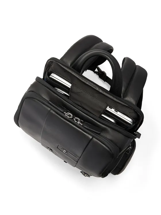 Piquadro Urban Daypack RFID-beskyttelse Læder 46 cm Laptoprum