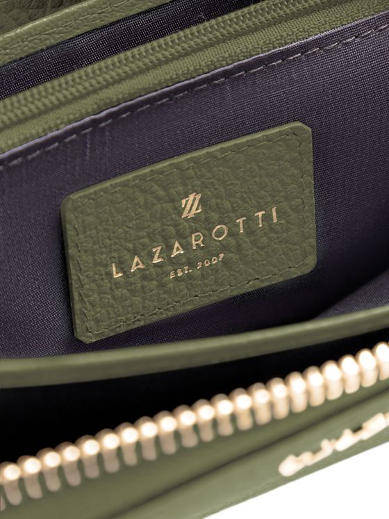 Lazarotti Bologna Leather XL Peněženka na zip Kožená 19 cm