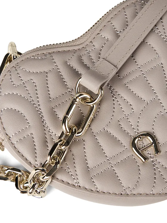 AIGNER Fashion Bolsa banderola Mini Bag Piel natural 14 cm