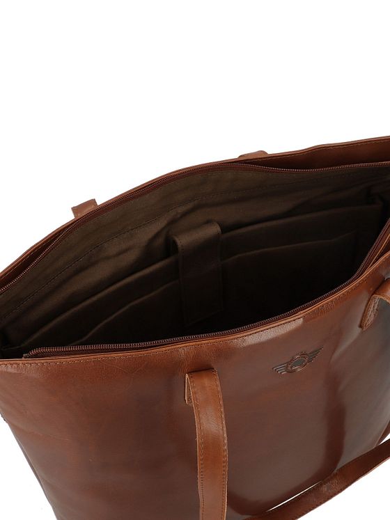 Greenburry Vintage Nákupní taška XXL Kůže 47 cm Kapsa na notebook