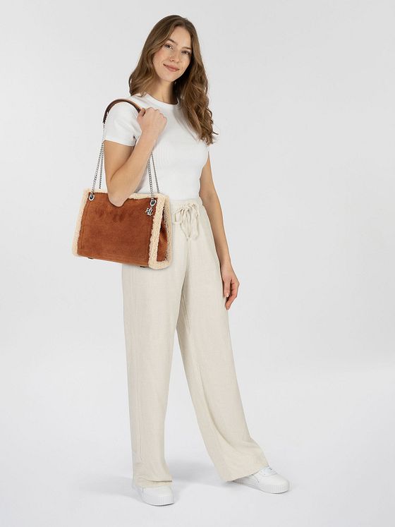 Lauren Ralph Lauren Bradley Skuldertaske Læder 28.5 cm