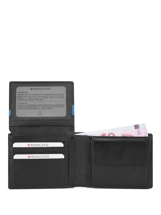 Roncato Trial DLX Pung RFID-beskyttelse Læder 9.5 cm