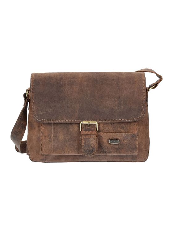 Harold's Antik Messenger 32 cm læderrum til bærbar computer