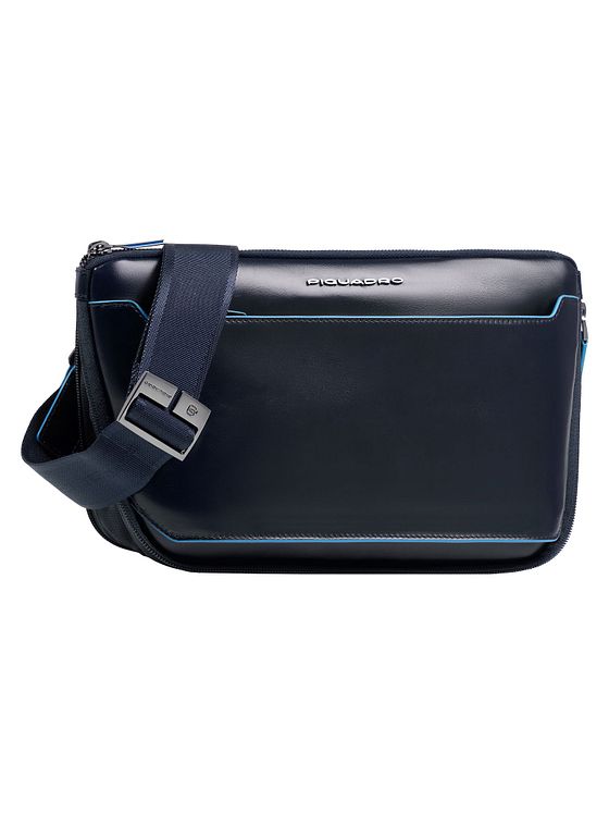 Piquadro Blue Square Skuldertaske Læder 30 cm Piquadro Blue Square Skuldertaske Læder 30 cm