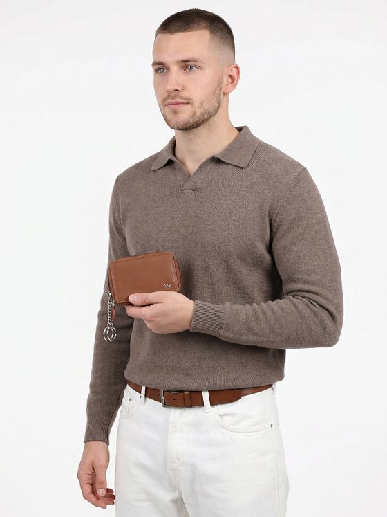 Golden Head Polo Estuche para llave Piel natural 11 cm Golden Head Polo Estuche para llave Piel natural 11 cm