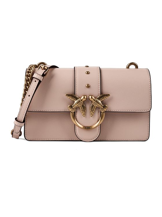 PINKO Love One Bolsa de hombro Piel natural 21 cm PINKO Love One Bolsa de hombro Piel natural 21 cm