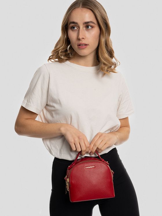 Lazarotti Bologna Leather Håndtaske Læder 17 cm