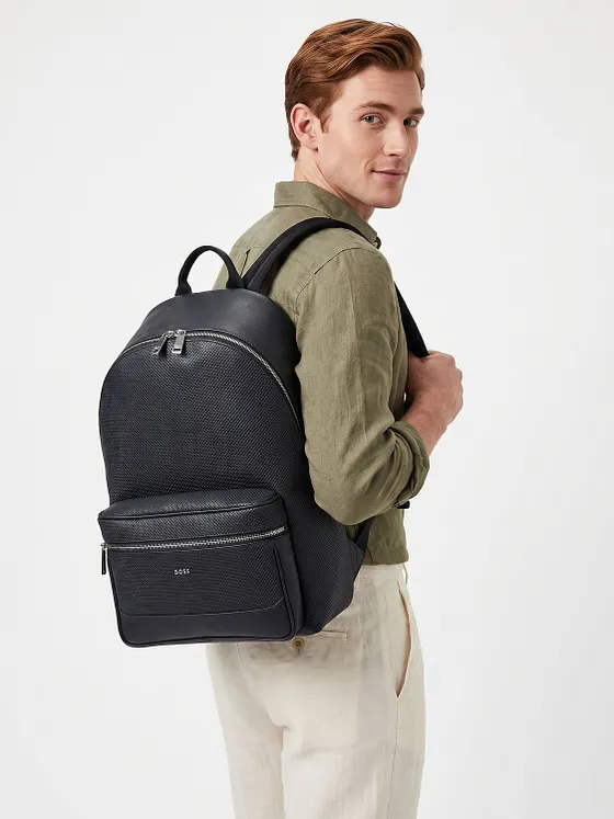Boss Northon Mochila urbana M Piel natural 40 cm Compartimento para el portátil Boss Northon Mochila urbana M Piel natural 40 cm Compartimento para el portátil