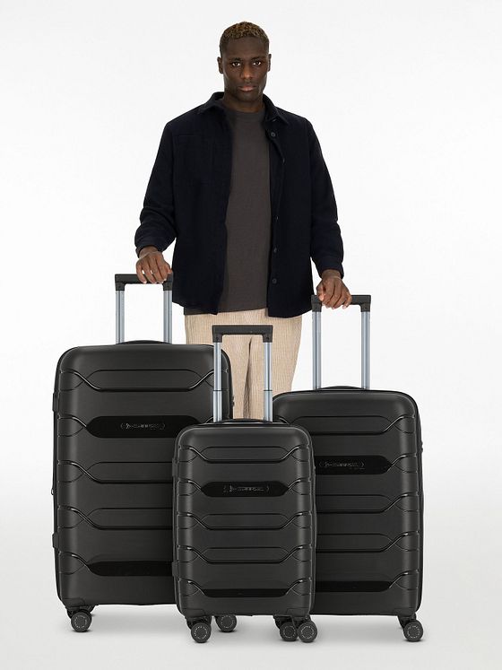 Polestream Strz by Asteroid 4 kolečka Sada kufrů 3-dílný s roztažitelným záhybem