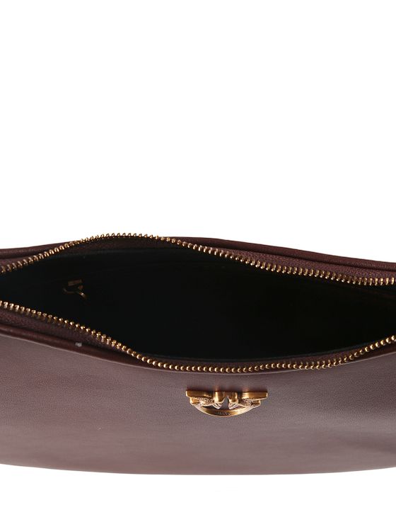 PINKO Half Moon Skuldertaske Læder 26 cm