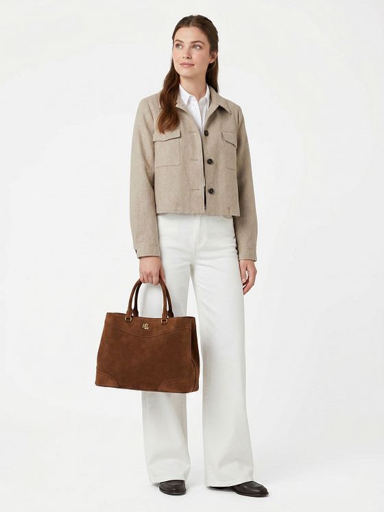 Lauren Ralph Lauren Marcy Bolso Piel natural 37 cm Lauren Ralph Lauren Marcy Bolso Piel natural 37 cm