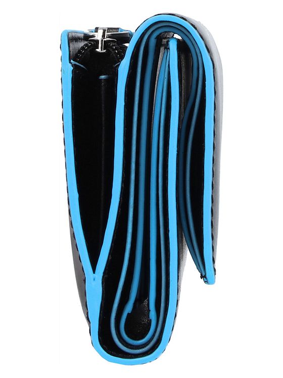 Piquadro Blå firkantet pung RFID-læder 12 cm