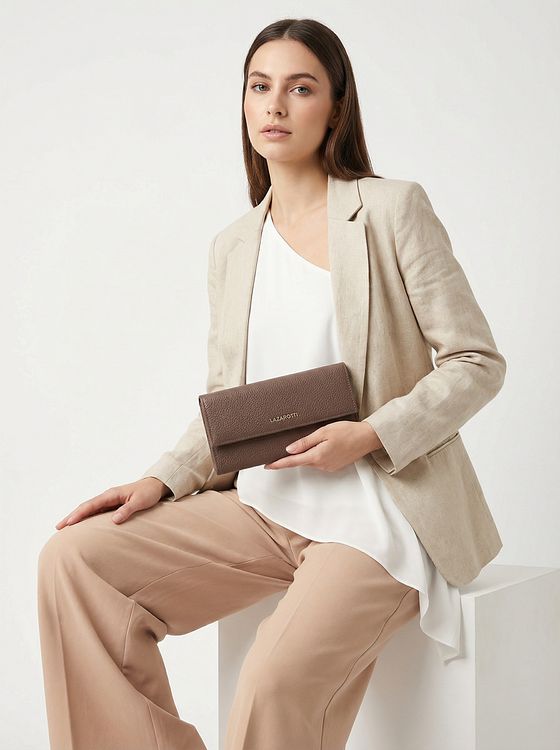 Lazarotti Bologna Leather Peněženka Kůže 19 cm