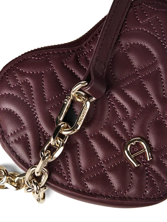 AIGNER Fashion Bolsa banderola Mini Bag Piel natural 14 cm