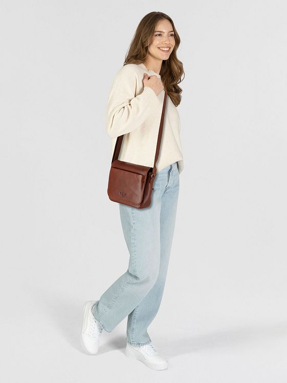 Greenburry Vintage Skuldertaske Læder 26 cm