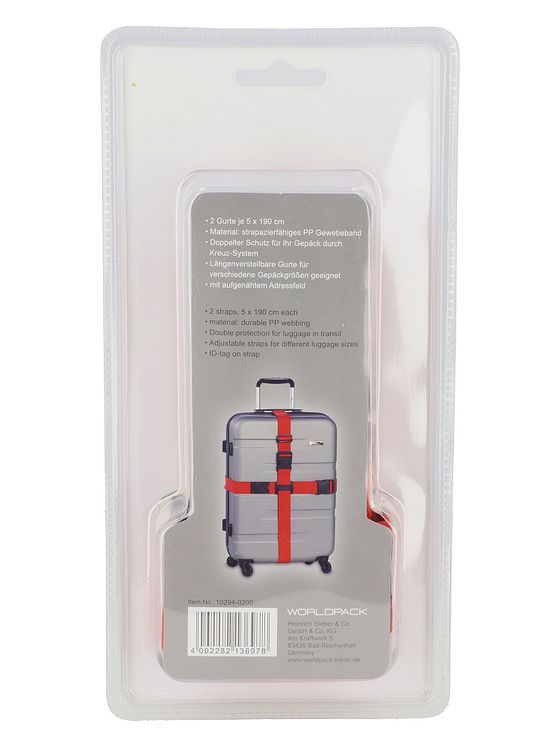 Worldpack Kuffertrem med krydssystem 190 cm