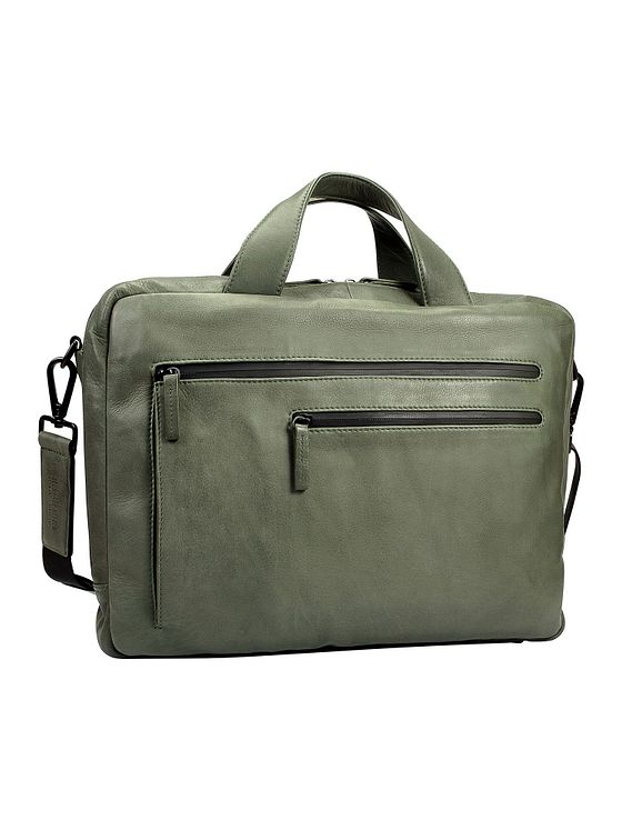 Leonhard Heyden Den Haag dokumentmappe læder 40 cm rum til bærbar computer