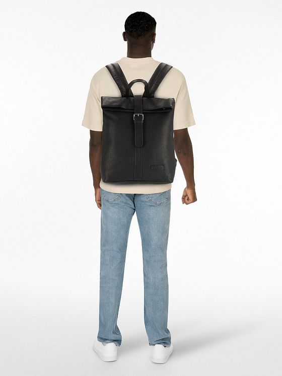 Jack Kinsky Porto Daypack Læder 37 cm Laptoprum