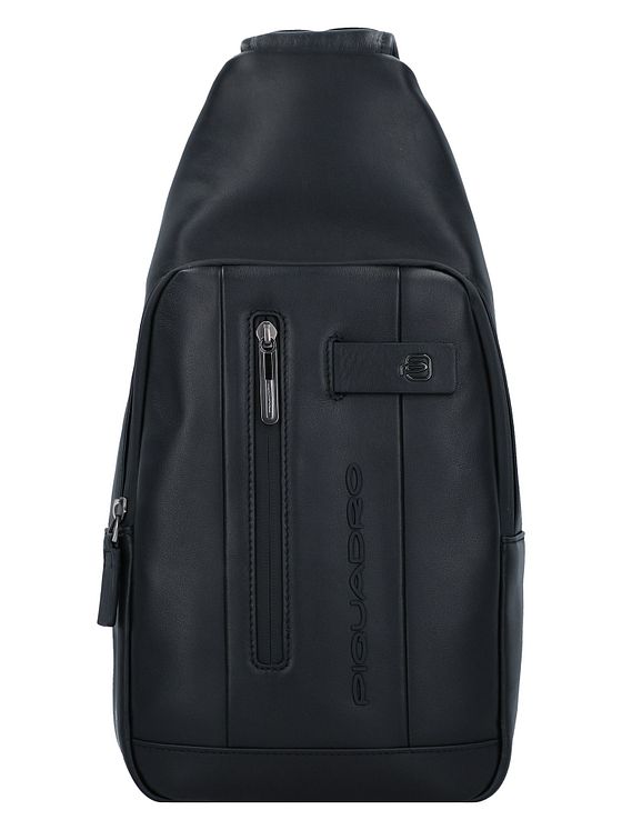 Piquadro Urban skuldertaske i læder 39 cm