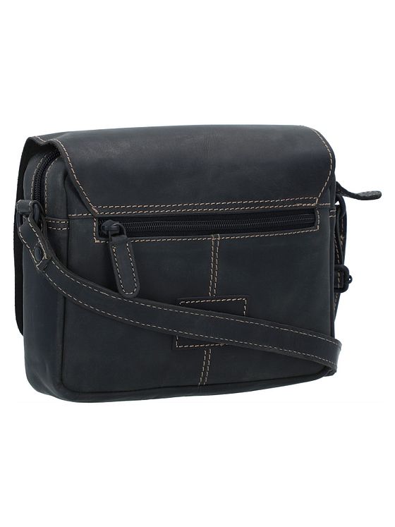 Jack Kinsky Baltimore 19 skuldertaske i læder 21 cm