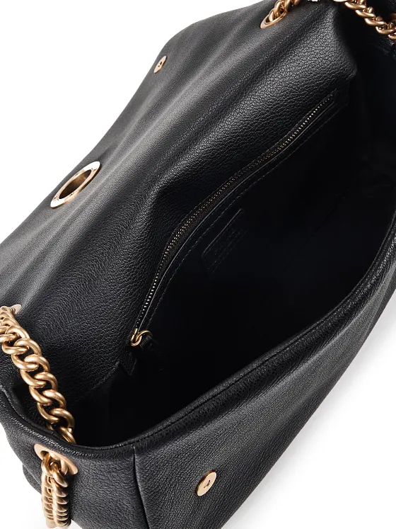 PINKO Love Soft Skuldertaske Læder 31 cm