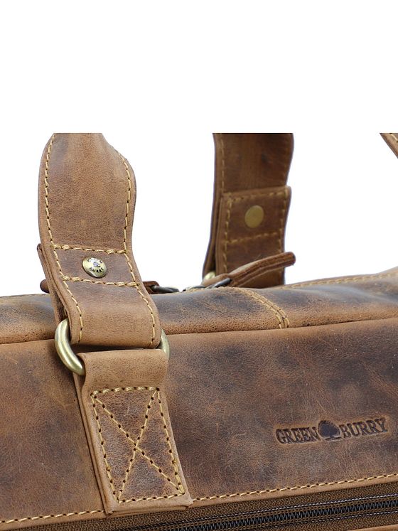 Greenburry Vintage Dokumenttaske Læder 43 cm Laptoprum
