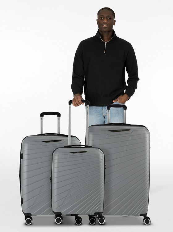 Benzi 5808 4 hjul Kuffert 3-delt med strækfold