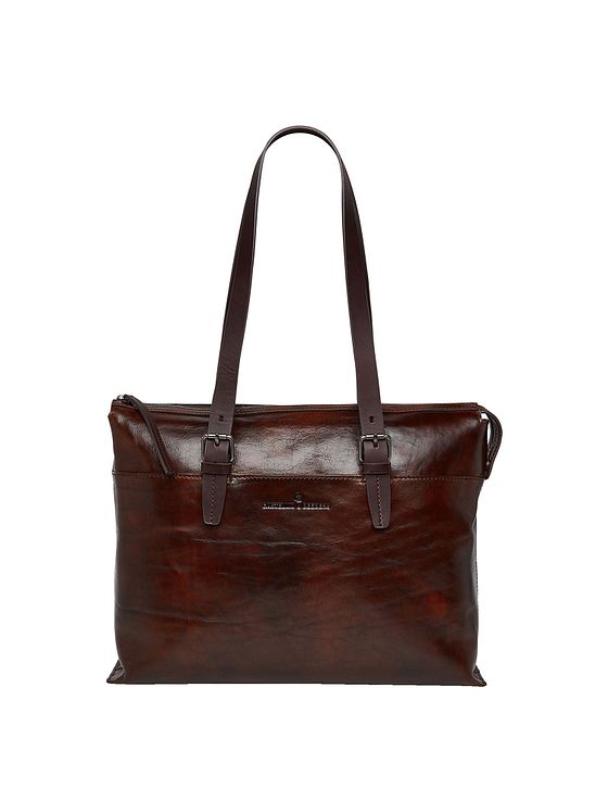 Castelijn & Beerens Rien Skuldertaske RFID-beskyttelse Læder 40 cm Laptoprum