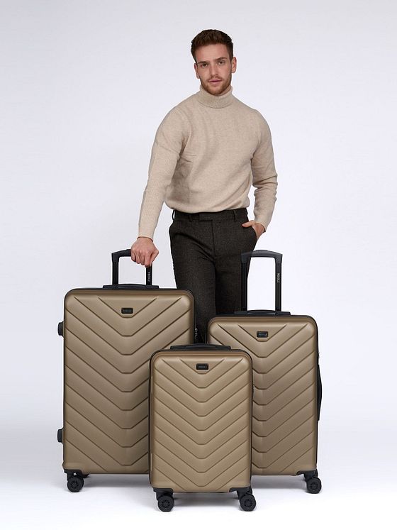 Redolz Essentials 07 3-SET 4 kolečka Sada kufrů 3-dílný